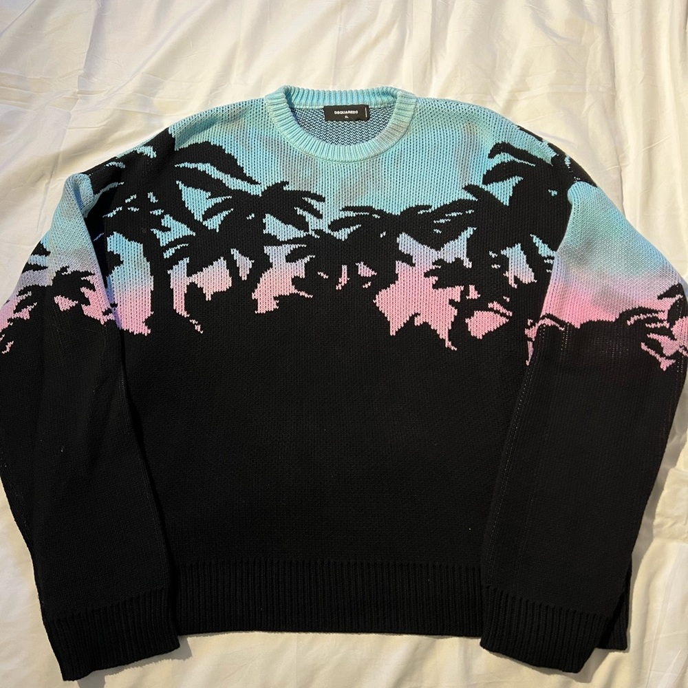 Dsquared2 Palm Tree Sweater Size XL